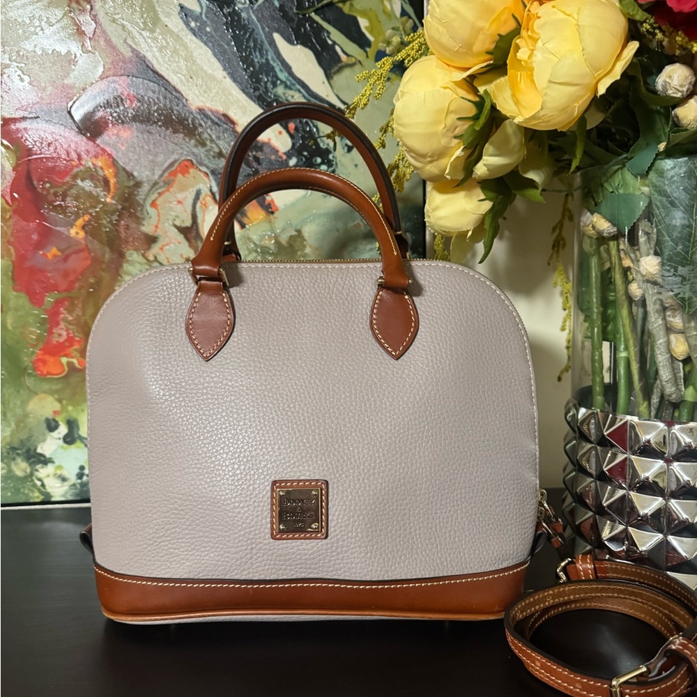 Dooney & Bourke Elegant Two-Tone Leather Handbag / NWOT
